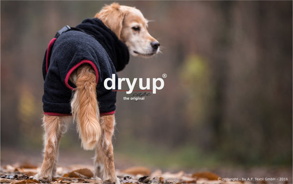 Dry-up standaard hondenbadjas black