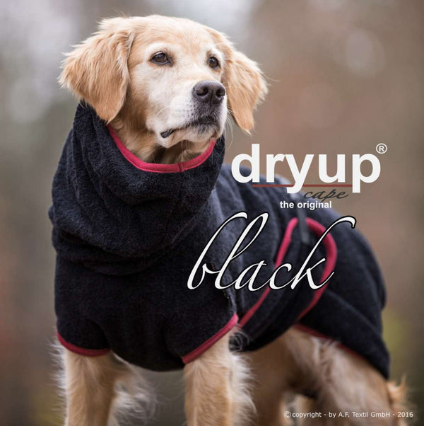 Dry-up standaard hondenbadjas black
