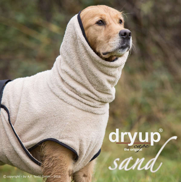 Dry-up standaard hondenbadjas sand