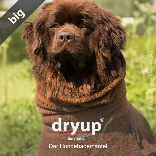 Dry-up BIG hondenbadjas brown
